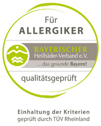 Urlaub von der Allergie - TÜV Rheinland zertifizierter Betrieb